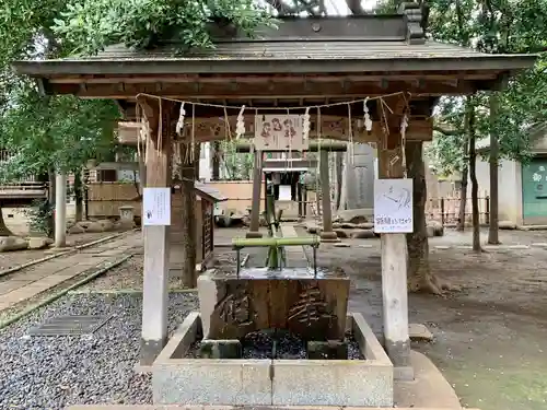 ときわ台天祖神社の手水舎