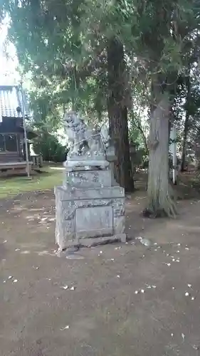 上弓削神社(法皇社)の狛犬