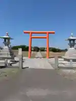 天塩厳島神社の鳥居