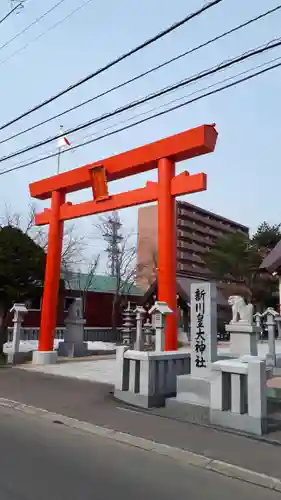 新川皇大神社の鳥居