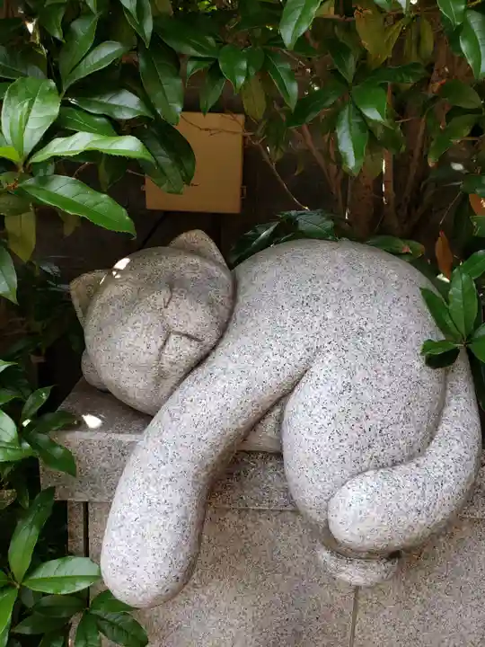 荻窪白山神社の狛犬