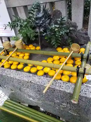 福徳神社（芽吹稲荷）の手水舎