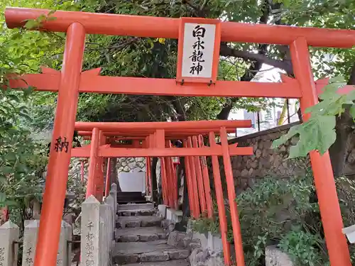 篠原嚴島神社の鳥居