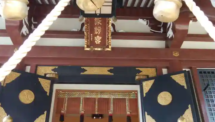 諏訪神社の本殿・本堂