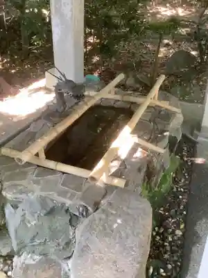 萱津神社の手水舎