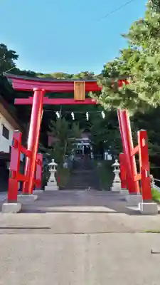 神恵内嚴島神社の鳥居