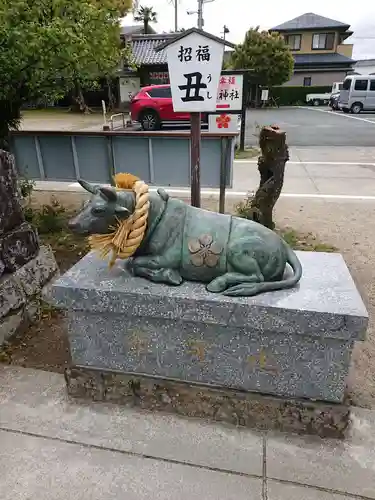 水田天満宮の狛犬