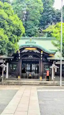 白金氷川神社の本殿・本堂