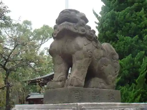 川口神社の狛犬