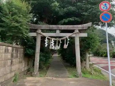 北浜神明神社の鳥居