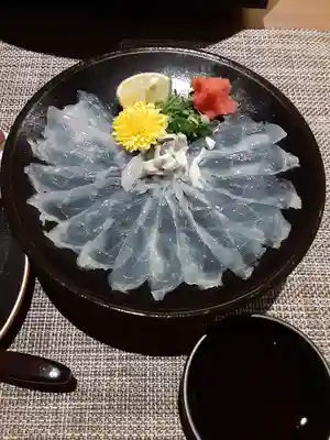 炬口八幡神社の食事