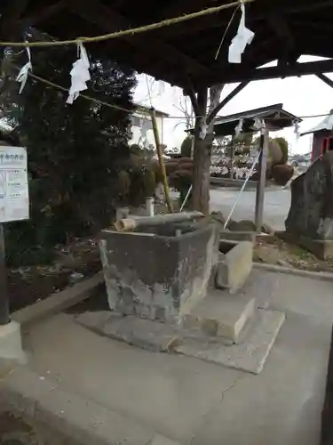 富士嶽神社の手水