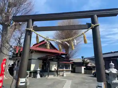 白山神社の鳥居