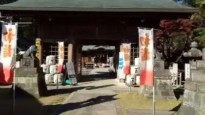 常陸第三宮　吉田神社の山門・神門