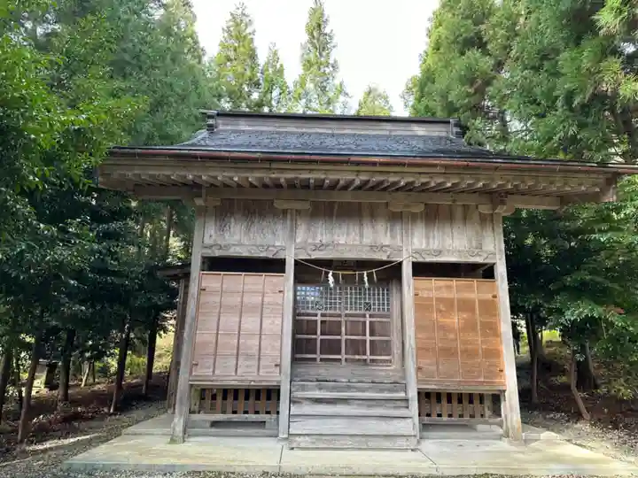 圓田神社の本殿・本堂