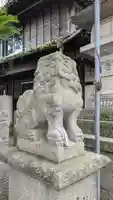 津田八幡神社の狛犬