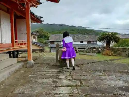 孕神社の手水