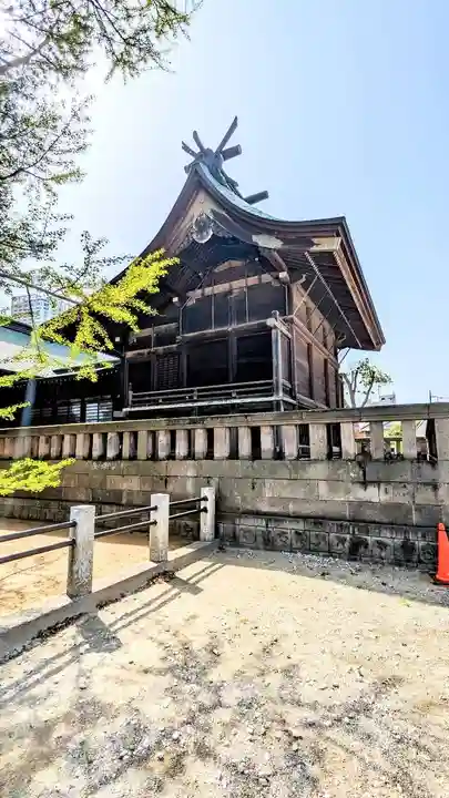 葛飾八幡宮の本殿・本堂