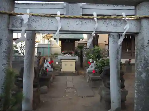 千住神社の鳥居