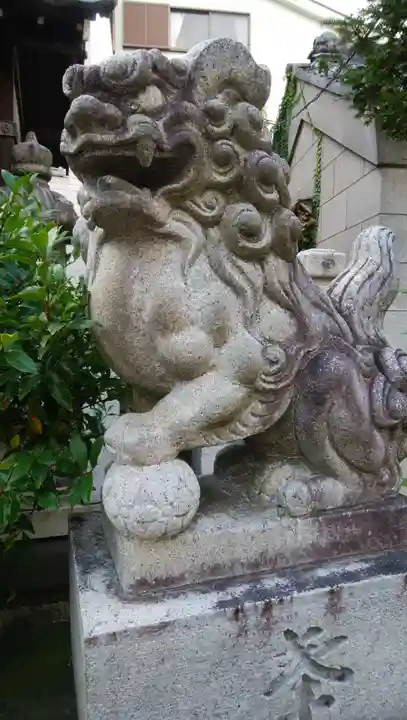 亀戸水神社の狛犬