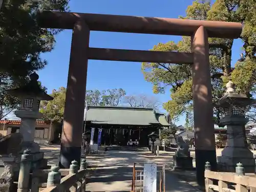 佐賀縣護國神社の鳥居