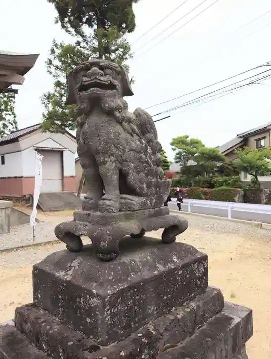 新川神社の狛犬