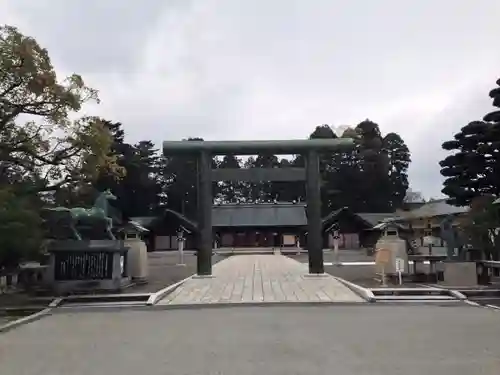 石川護國神社の鳥居