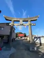 白幡雷電神社の鳥居