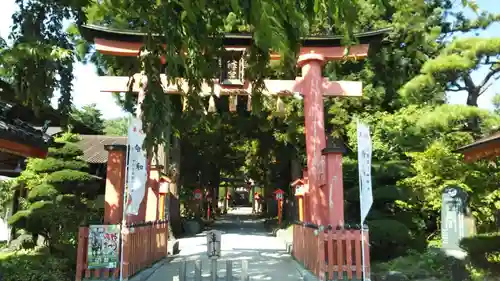 遠野郷八幡宮の鳥居