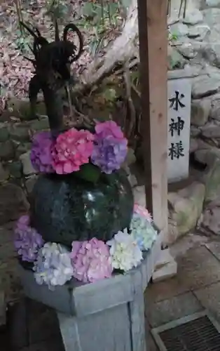 宮地嶽神社の像