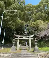福母八幡宮の鳥居