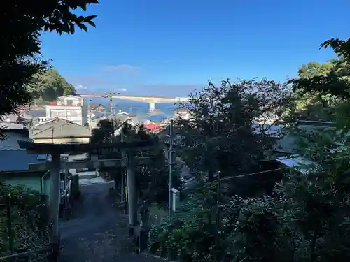 兒子神社の鳥居