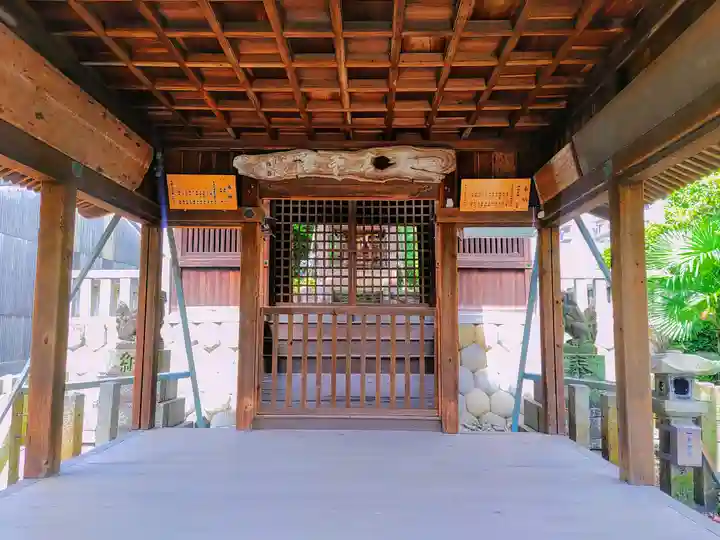 白山社(長束)の本殿・本堂