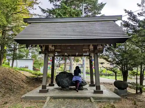 東神楽神社の手水