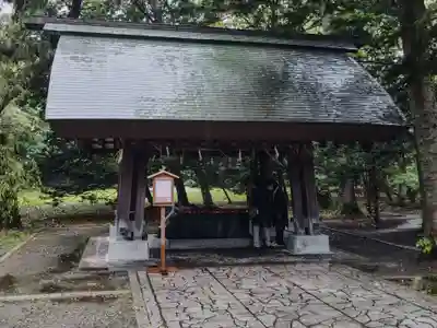 帯廣神社の手水舎