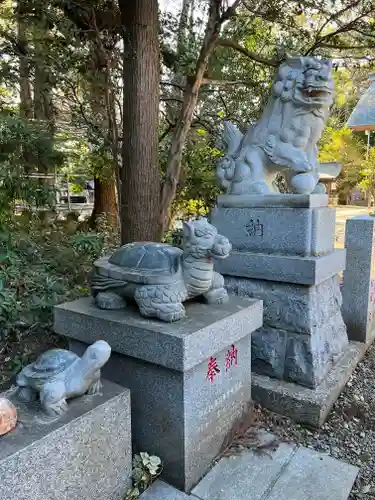 柴崎神社の狛犬