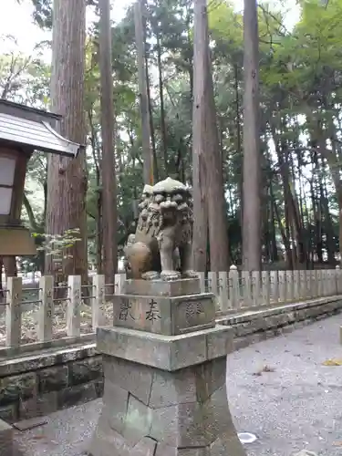 田村神社の狛犬