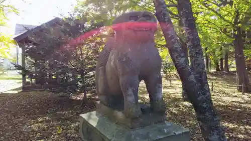 音更神社の狛犬