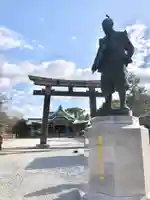 豊國神社の像