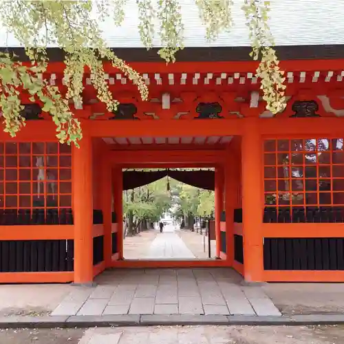 葛飾八幡宮の山門・神門