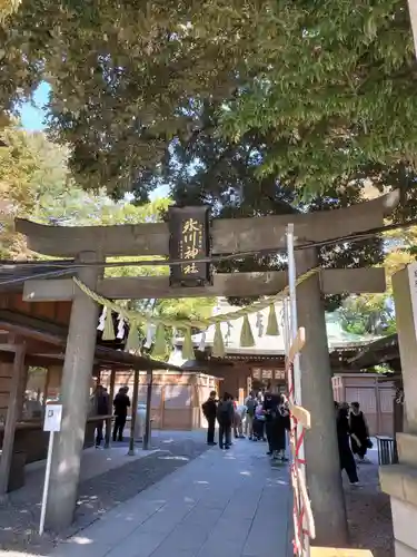 川越氷川神社の鳥居