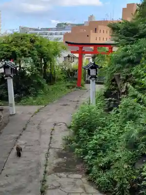 東山稲荷神社の鳥居