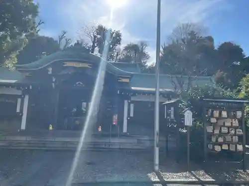 白金氷川神社の本殿・本堂