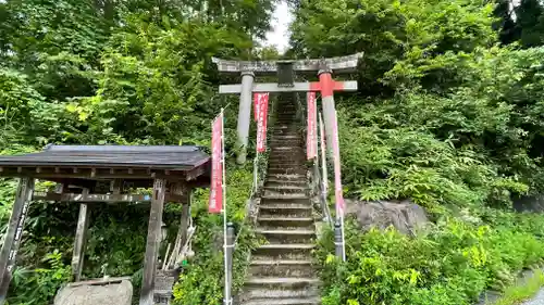 寒江山 長登寺の鳥居