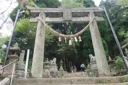 上色見熊野座神社の鳥居