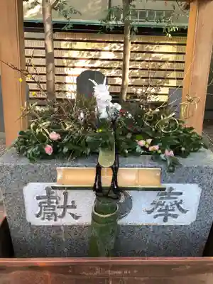 田無神社の手水舎