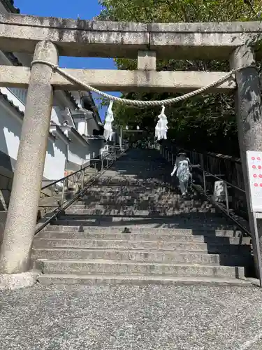 阿智神社の鳥居