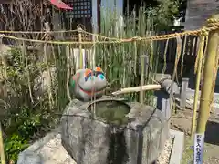 阿豆佐味天神社 立川水天宮の手水