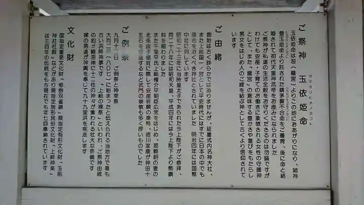 玉前神社の歴史