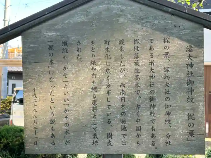 渚大神社の{uncategorized: "未分類", other: "その他", undefined: "問題あり", building: "その他建物", grave: "お墓", sacred_gate: "鳥居", guardian: "狛犬", statue: "像", buddha: "仏像", history: "歴史", nature: "自然", garden: "庭園", animal: "動物", pagoda: "塔", temizu: "手水舎", mountain_gate: "山門・神門", sanctuary: "本殿・本堂", subordinate: "末社・摂社", art: "芸術", scenery: "景色", jizo: "地蔵", ema: "絵馬", goshuin: "御朱印", omikuji: "おみくじ", items: "授与品その他", amulet: "お守り", goshuincho: "御朱印帳", eats: "食事", festival: "お祭り", votive_dance: "神楽", shichigosan: "七五三参", wedding: "結婚式", experience: "体験その他", initially: "初詣", around: "周辺", anti_infection: "感染症対策"}